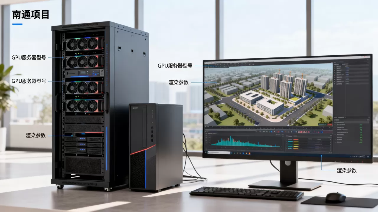 南通工程项目模型渲染租GPU服务器怎么选，哪家便宜