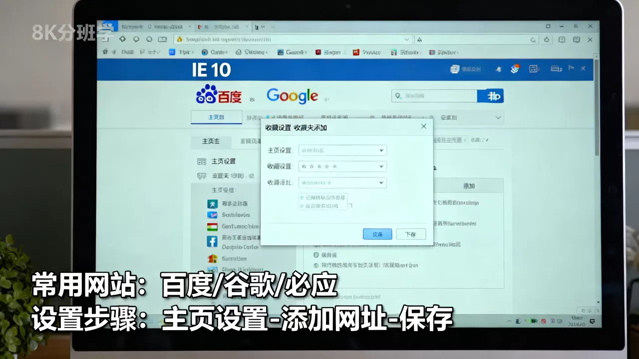 IE 10的常用网站有哪些？，怎么设置？