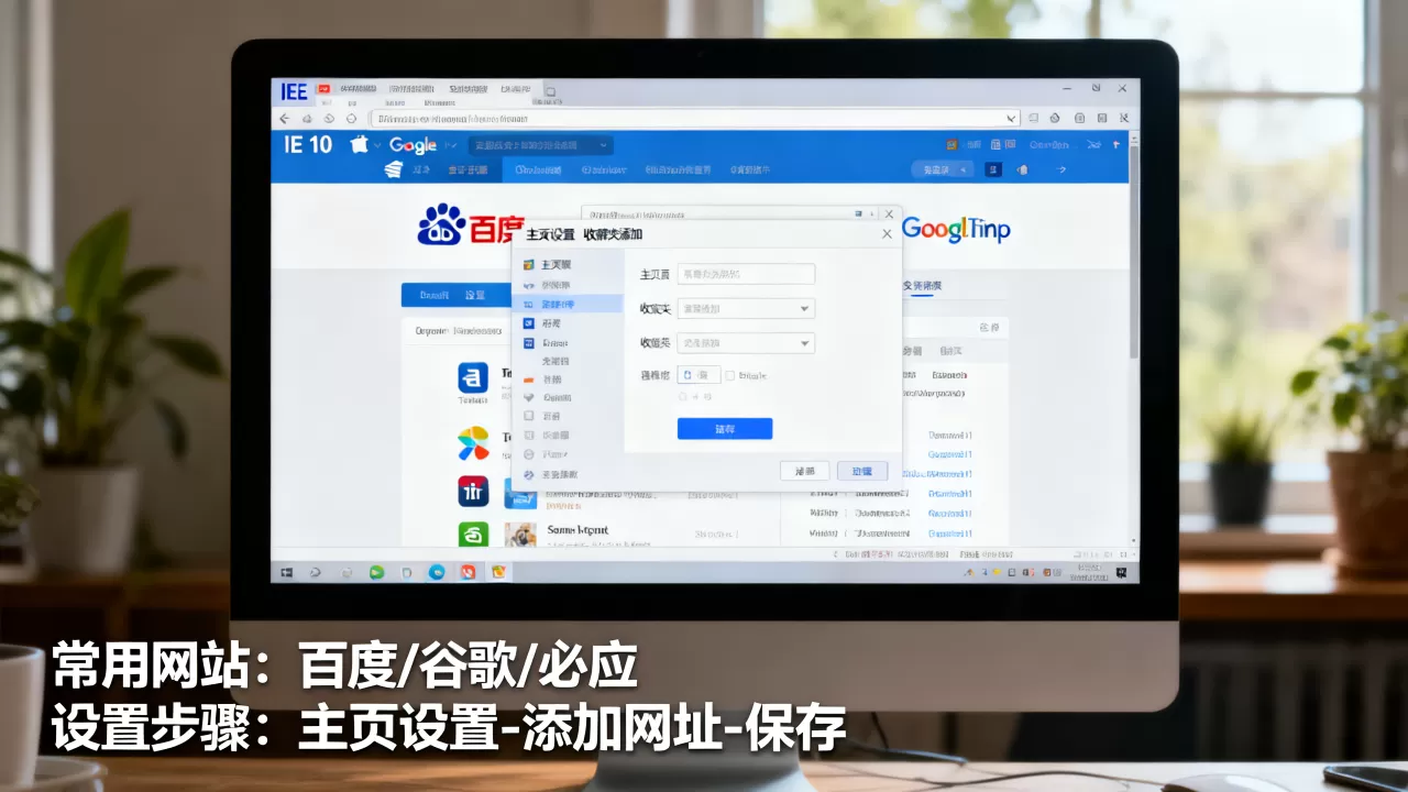 IE 10的常用网站有哪些？，怎么设置？