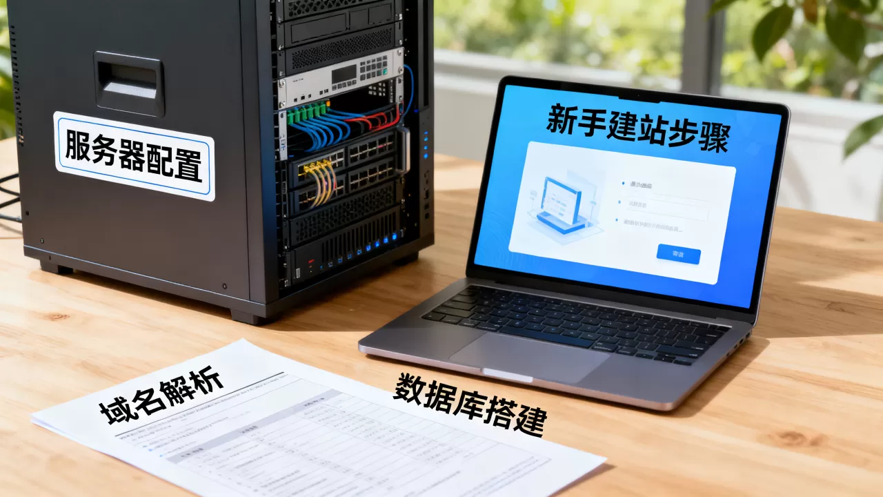 在服务器上怎么搭建网站，新手建站教程有哪些