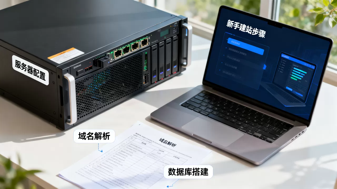 在服务器上怎么搭建网站，新手建站教程有哪些