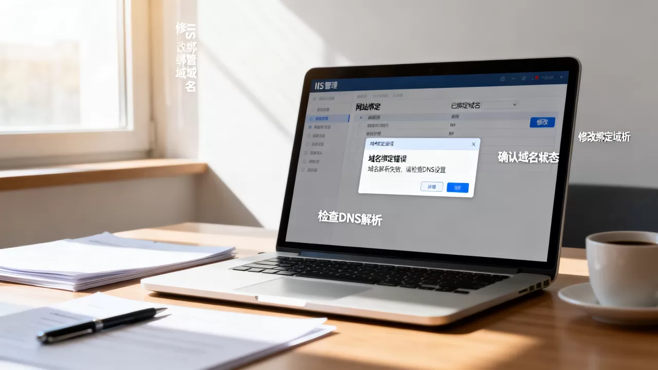 IIS网站建设怎么修改已绑定域名?网站域名绑定错误怎么办? IIS网站建设怎么修改已绑定域名?网站域名绑定错误怎么办?