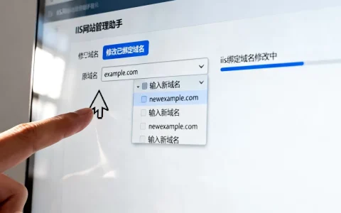 如何用IIS网站管理助手修改已绑定域名？,iis绑定域名怎么改？