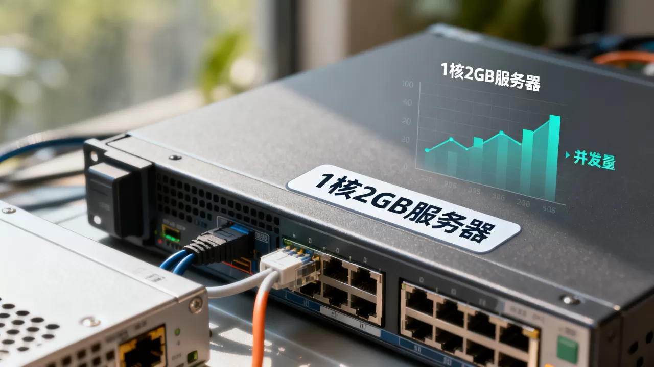 1核2GB服务器能支持多少人访问？网站并发量多大合适？