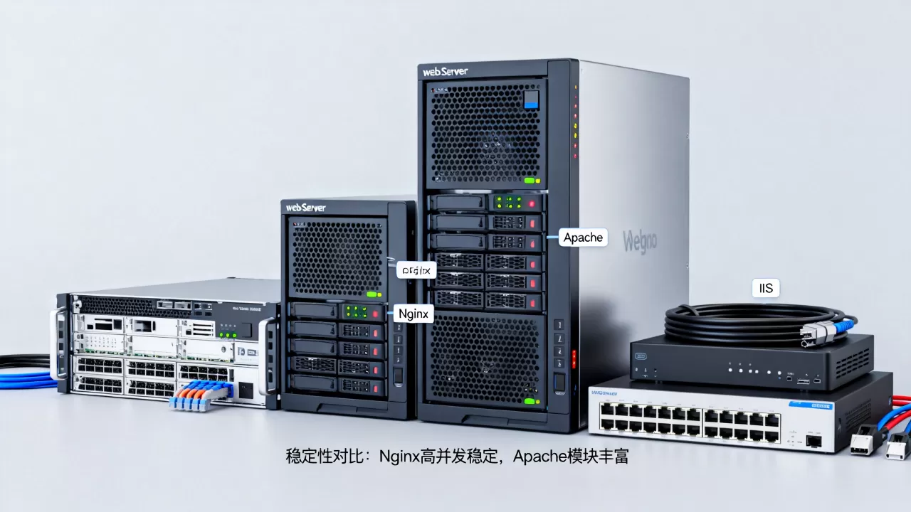 主流web服务器都有哪些特点呢，哪个最稳定？