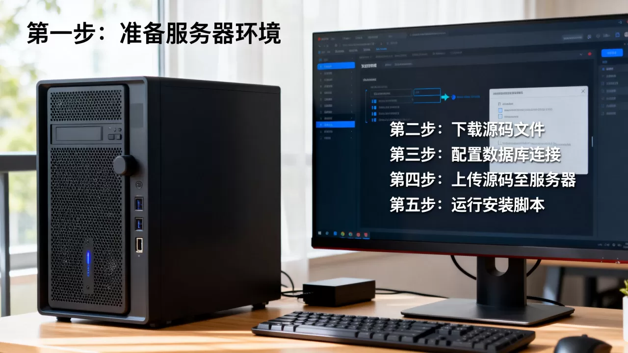 服务器系统搭建网站源码怎么安装，有哪些步骤？