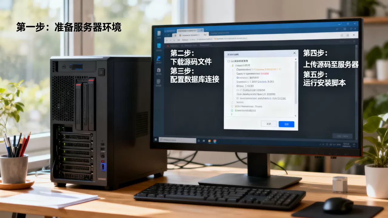 服务器系统搭建网站源码怎么安装，有哪些步骤？
