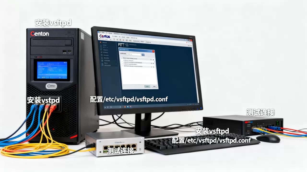 CentOS下怎么搭建FTP服务器？, 连接不上怎么办？