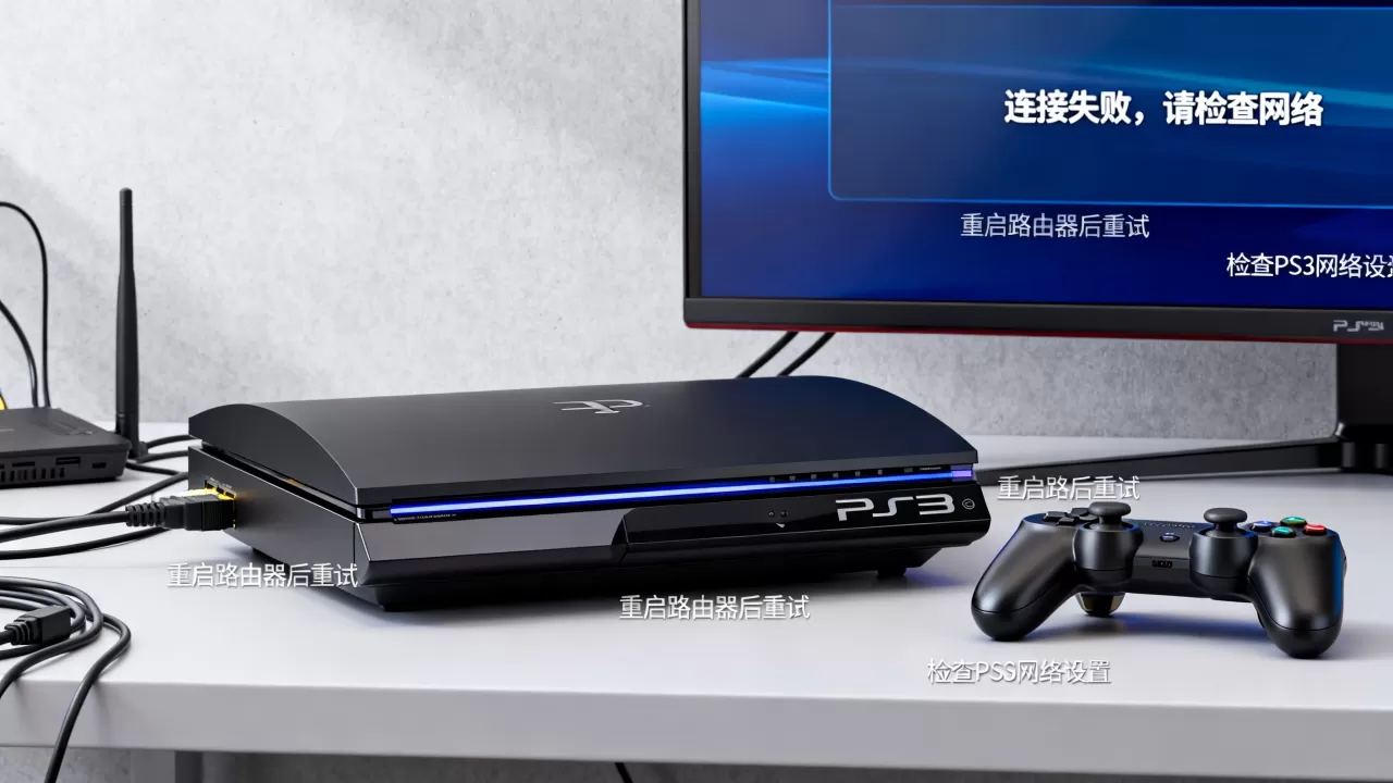 PS3连接不上服务器是什么原因，怎么解决？