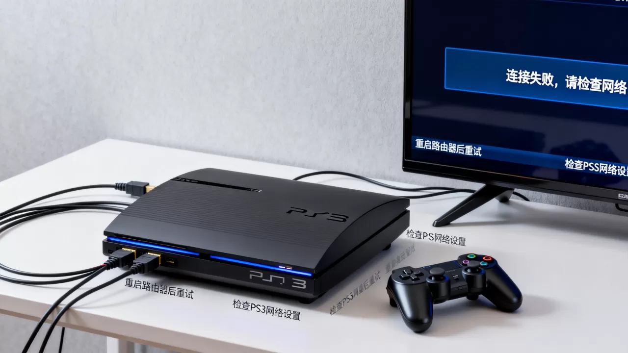 PS3连接不上服务器是什么原因，怎么解决？