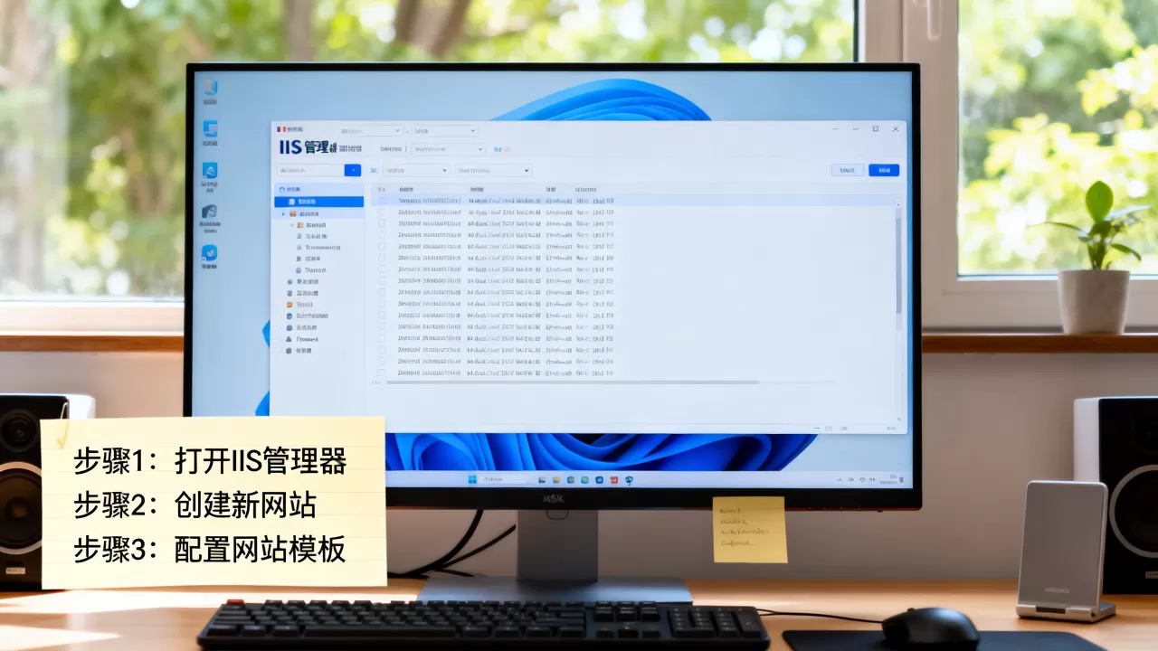 如何正确设置IIS网站模板,具体步骤是什么 如何正确设置IIS网站模板,具体步骤是什么