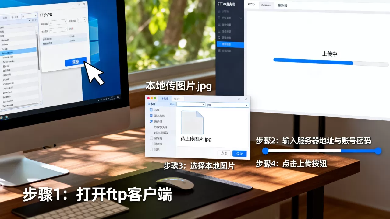 ftp怎么上传图片到服务器,详细操作步骤是什么? ftp怎么上传图片到服务器,详细操作步骤是什么?