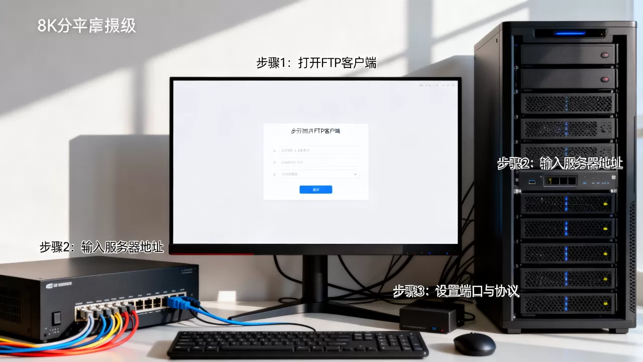 ftp怎样连接网站服务器配置 ftp怎样连接网站服务器配置