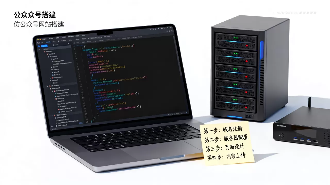仿公众号网站从零开始怎么搭建？，搭建步骤有哪些？