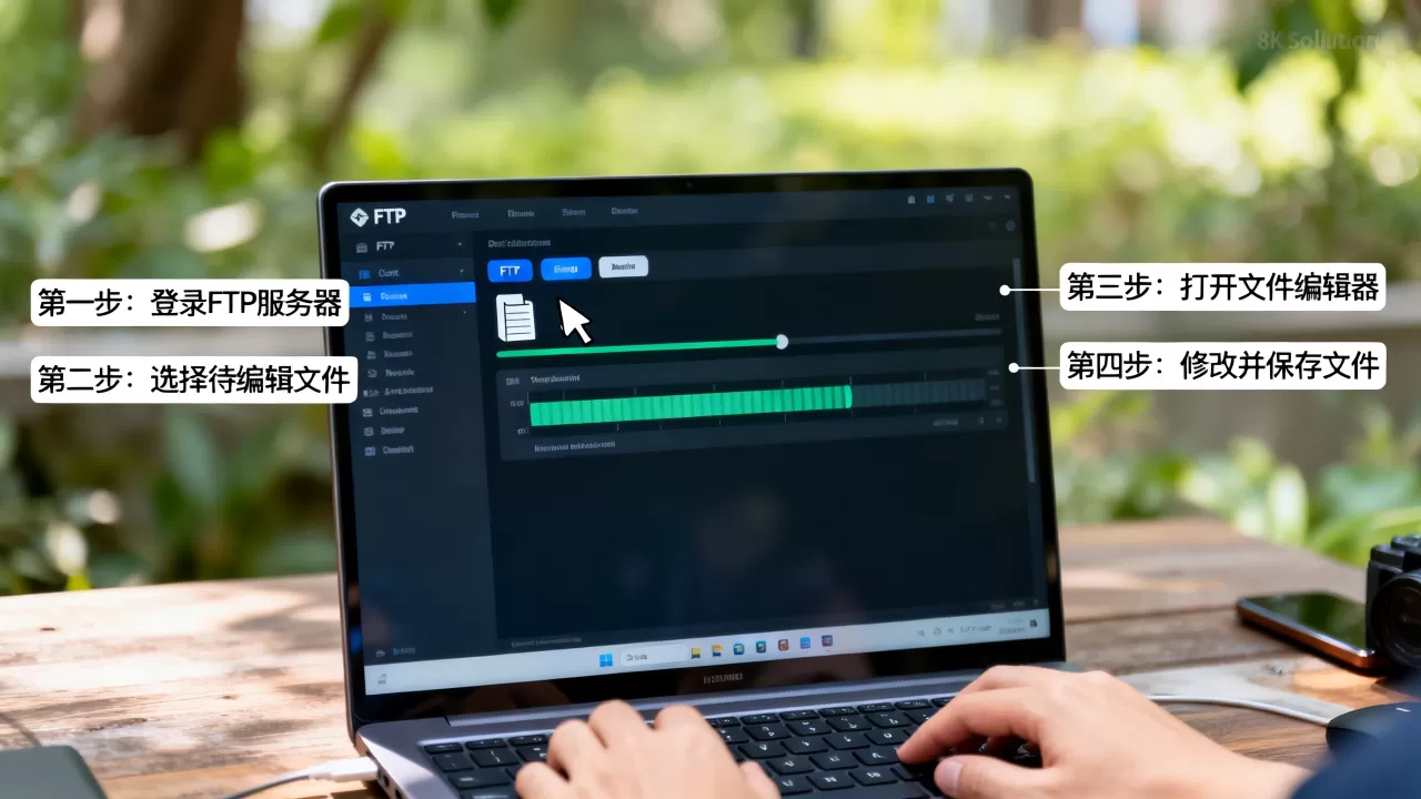 FTP服务器怎么编辑文件？，操作步骤有哪些？