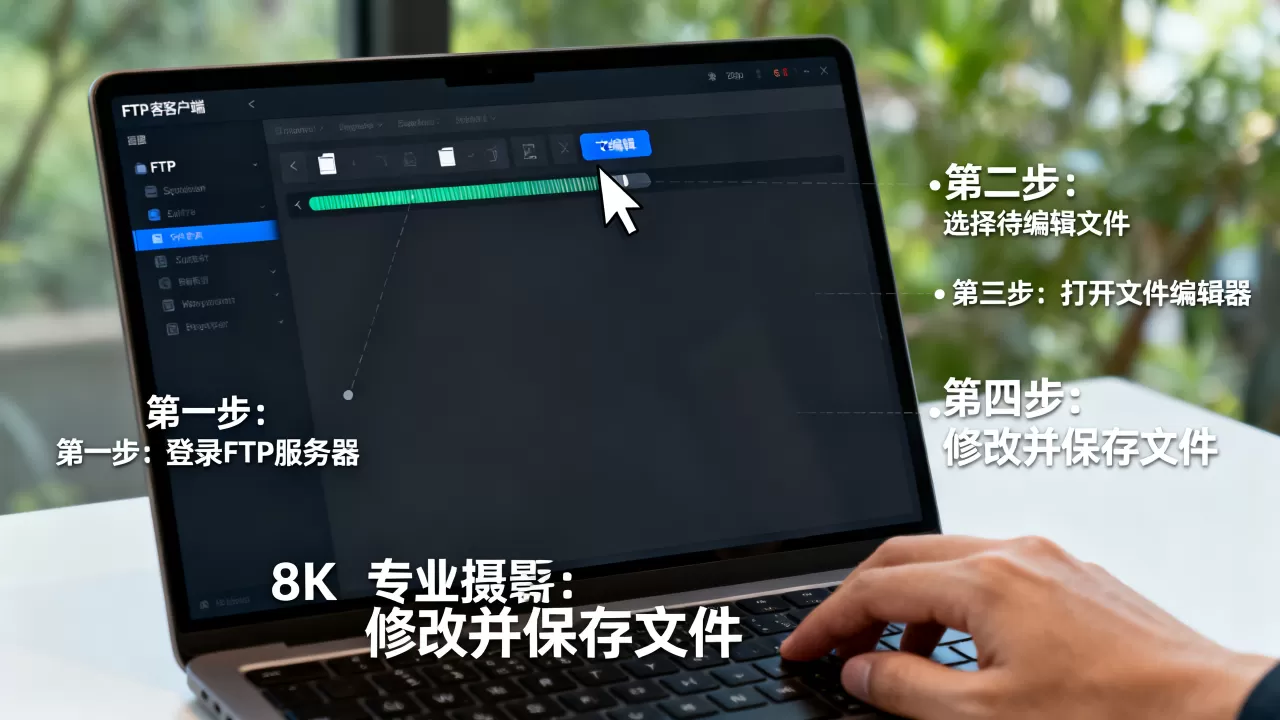 FTP服务器怎么编辑文件？，操作步骤有哪些？