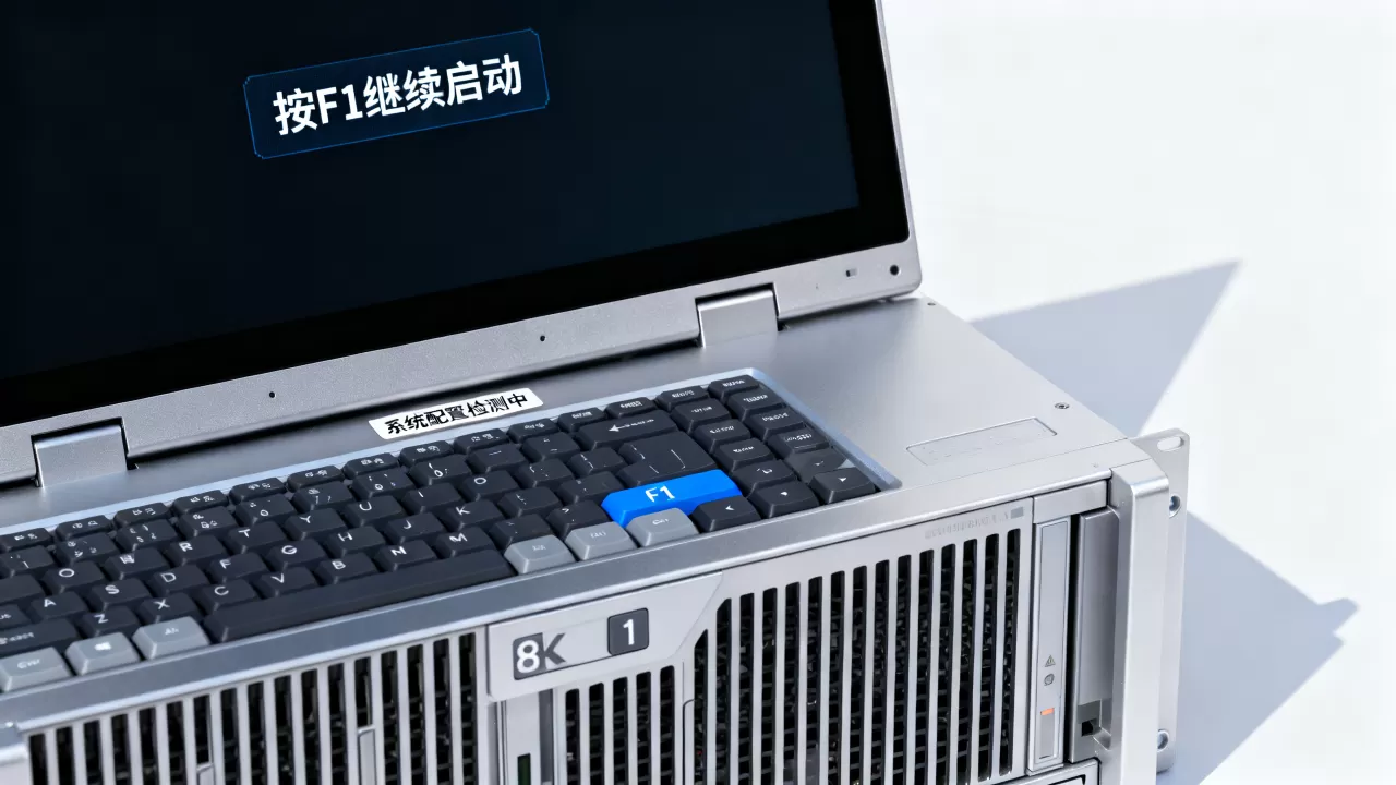 服务器启动提示按F1进入系统怎么办，为什么要按F1