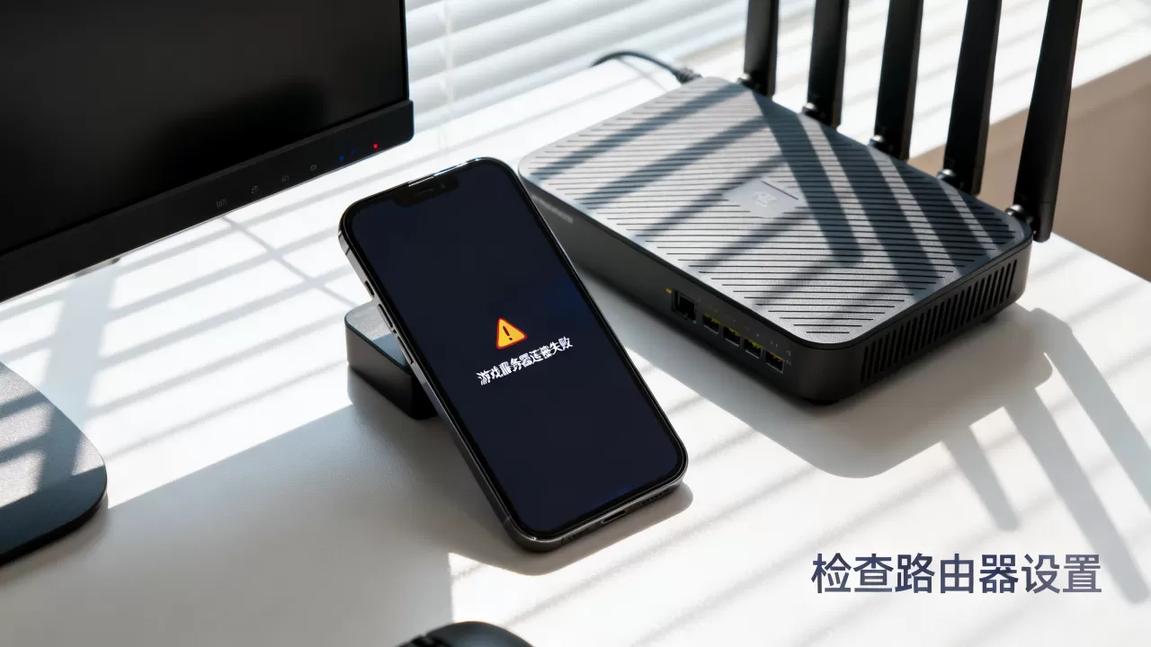 为什么WiFi玩游戏时服务器连接失败，怎么办？