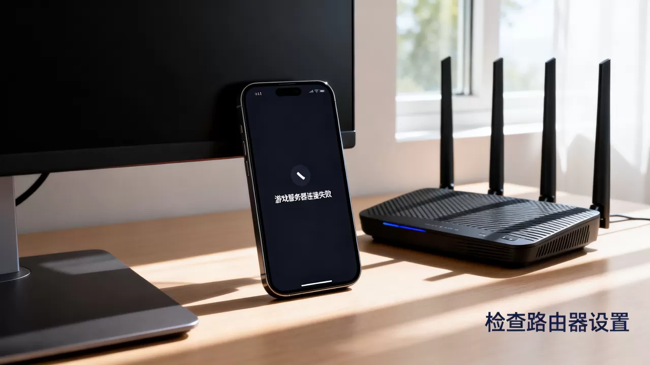 为什么WiFi玩游戏时服务器连接失败，怎么办？