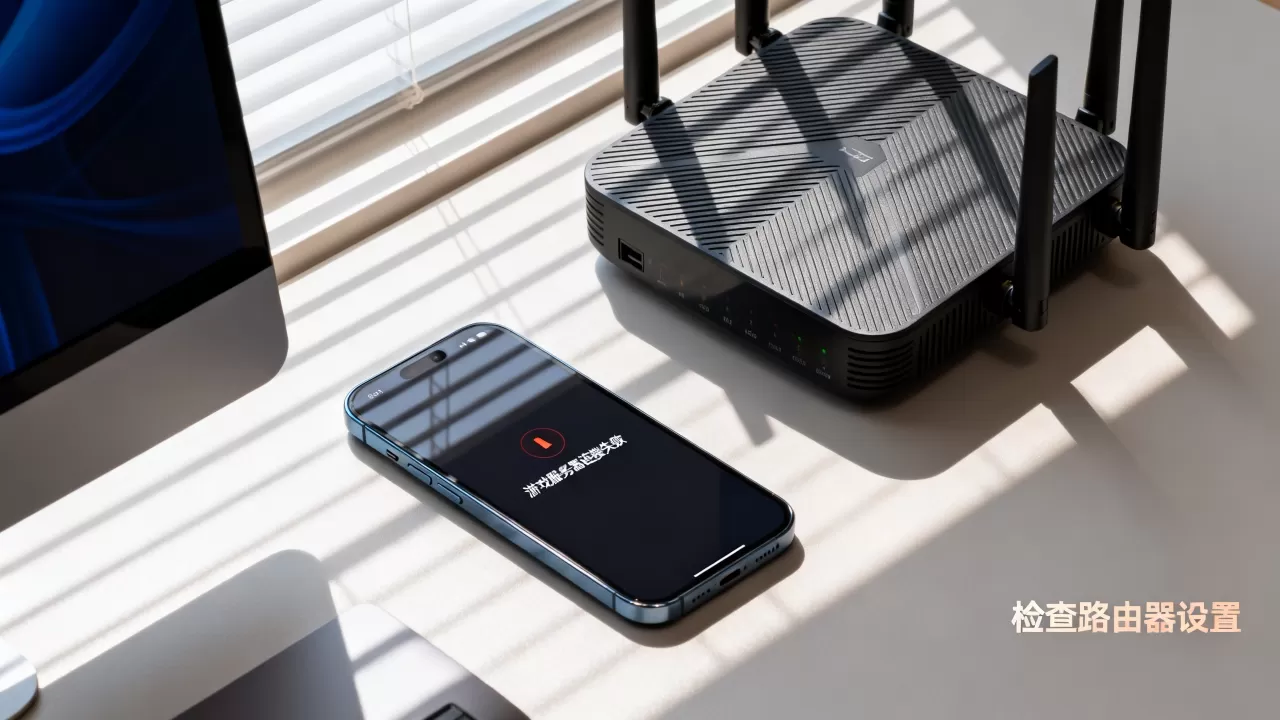 为什么WiFi玩游戏时服务器连接失败，怎么办？