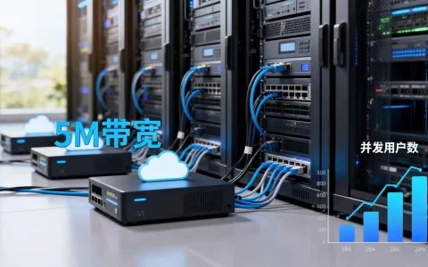 云服务器带宽5m能带多少人
