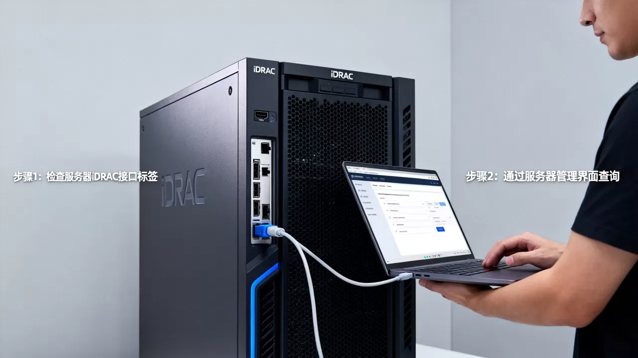 服务器idrac接口配的IP地址忘记了怎么办，怎么找回