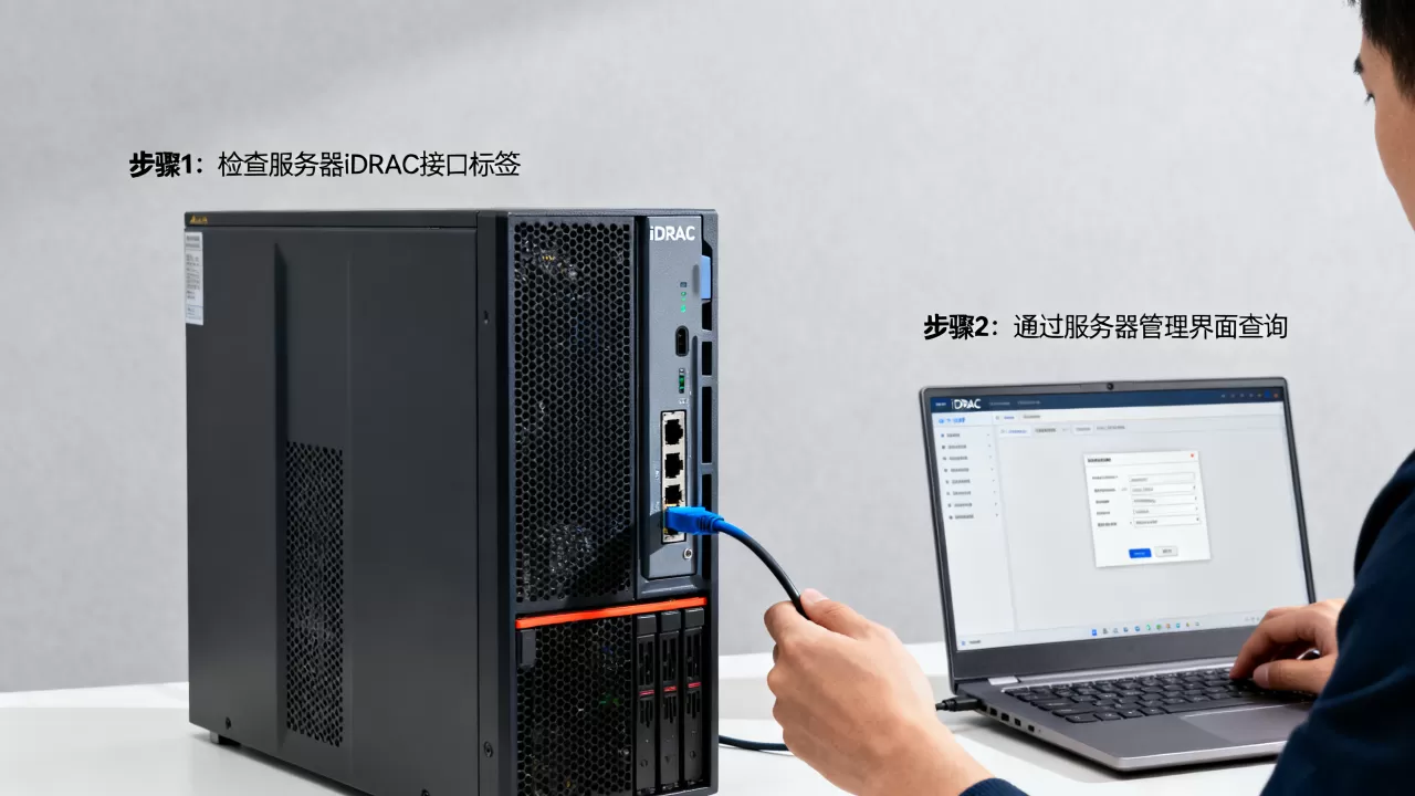 服务器idrac接口配的IP地址忘记了怎么办，怎么找回