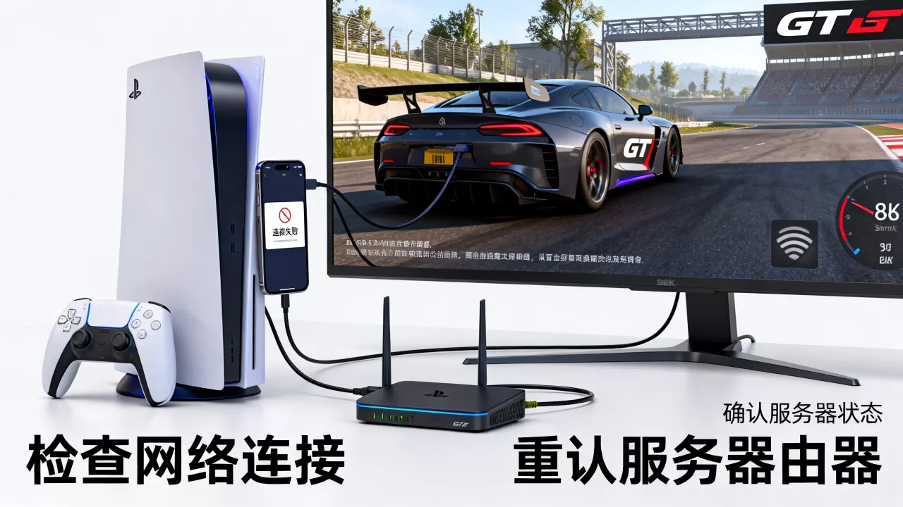 GT7连不上服务器怎么解决，连接失败原因有哪些？