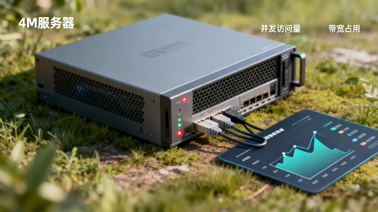 4M服务器能支持多少人同时访问，够用吗？