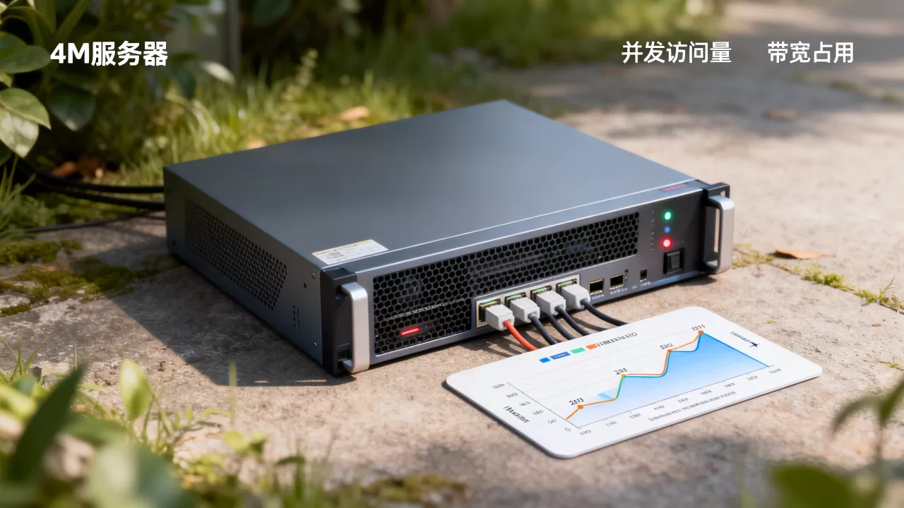 4M服务器能支持多少人同时访问，够用吗？