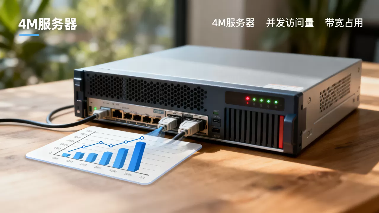 4M服务器能支持多少人同时访问，够用吗？