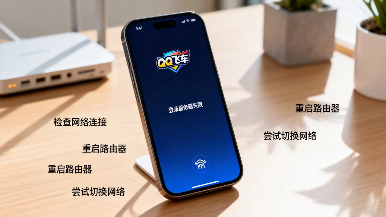 为什么qq飞车手游登录游戏服务器失败,怎么解决 为什么qq飞车手游登录游戏服务器失败,怎么解决
