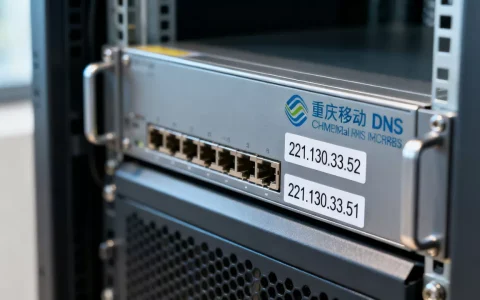 重庆移动网络dns的服务器地址是多少