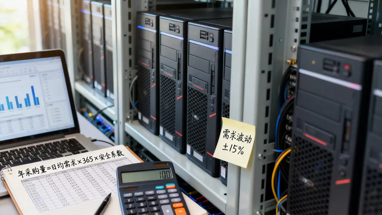 PC服务器集中采购一年多少量才够用，如何计算采购量