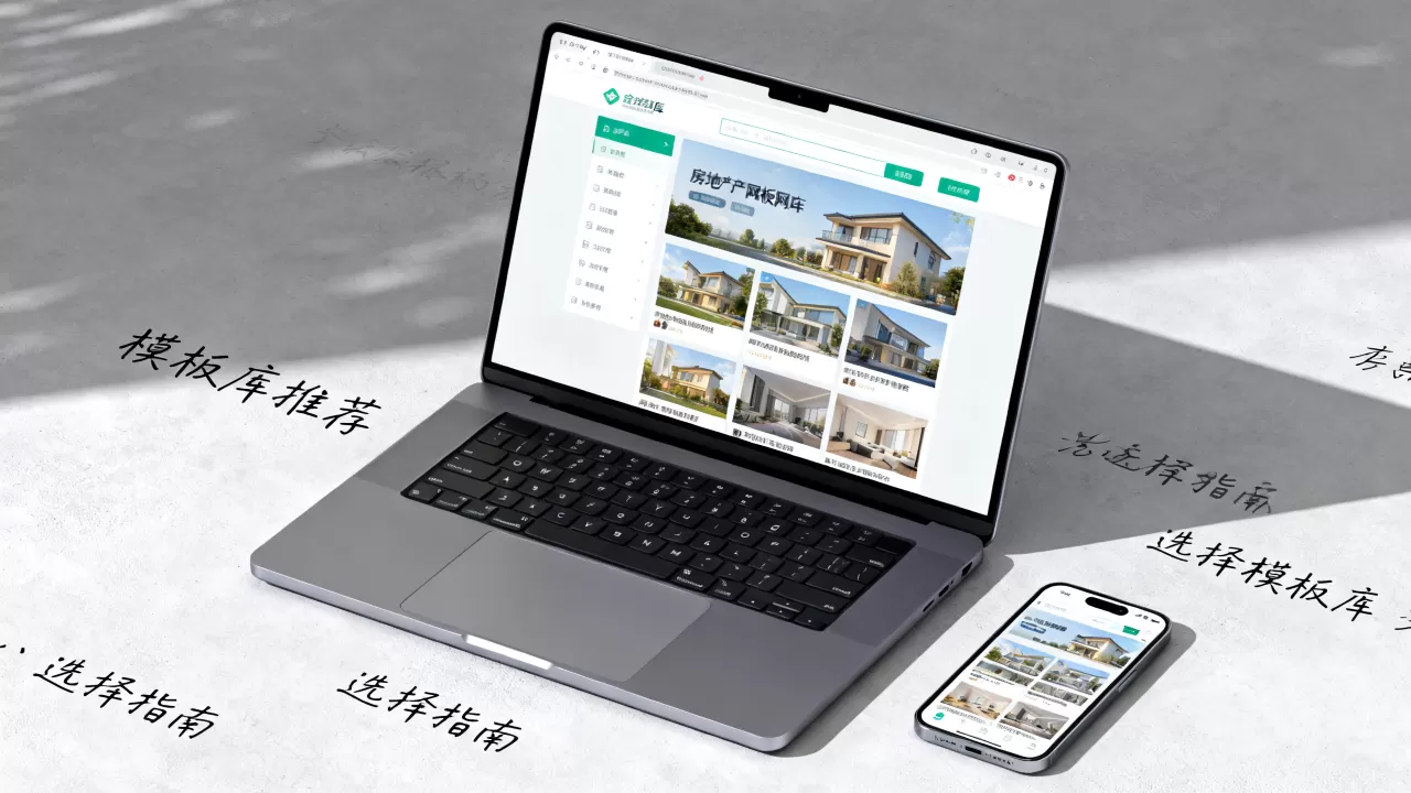 房地产网站模板库哪个好，怎么选择最合适？