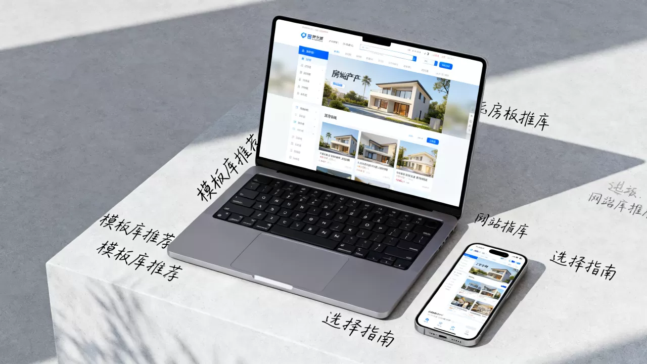 房地产网站模板库哪个好，怎么选择最合适？