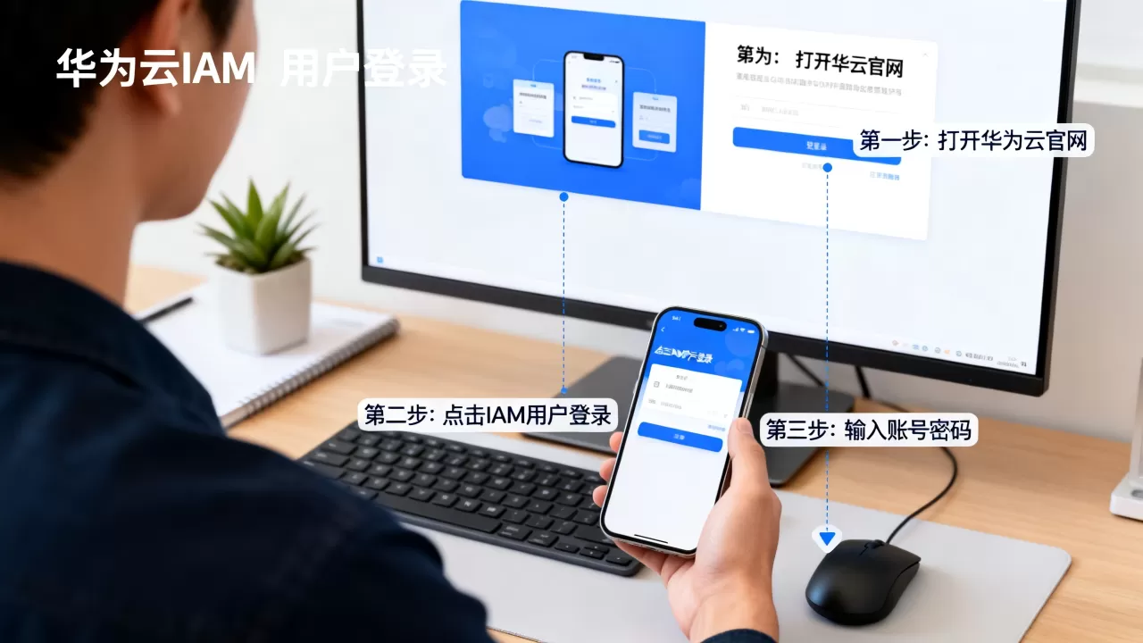 华为云IAM用户如何登录,操作步骤有哪些? 华为云IAM用户如何登录,操作步骤有哪些?