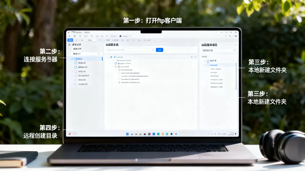 ftp服务器上传怎么创建文件夹？，ftp上传文件如何建目录？