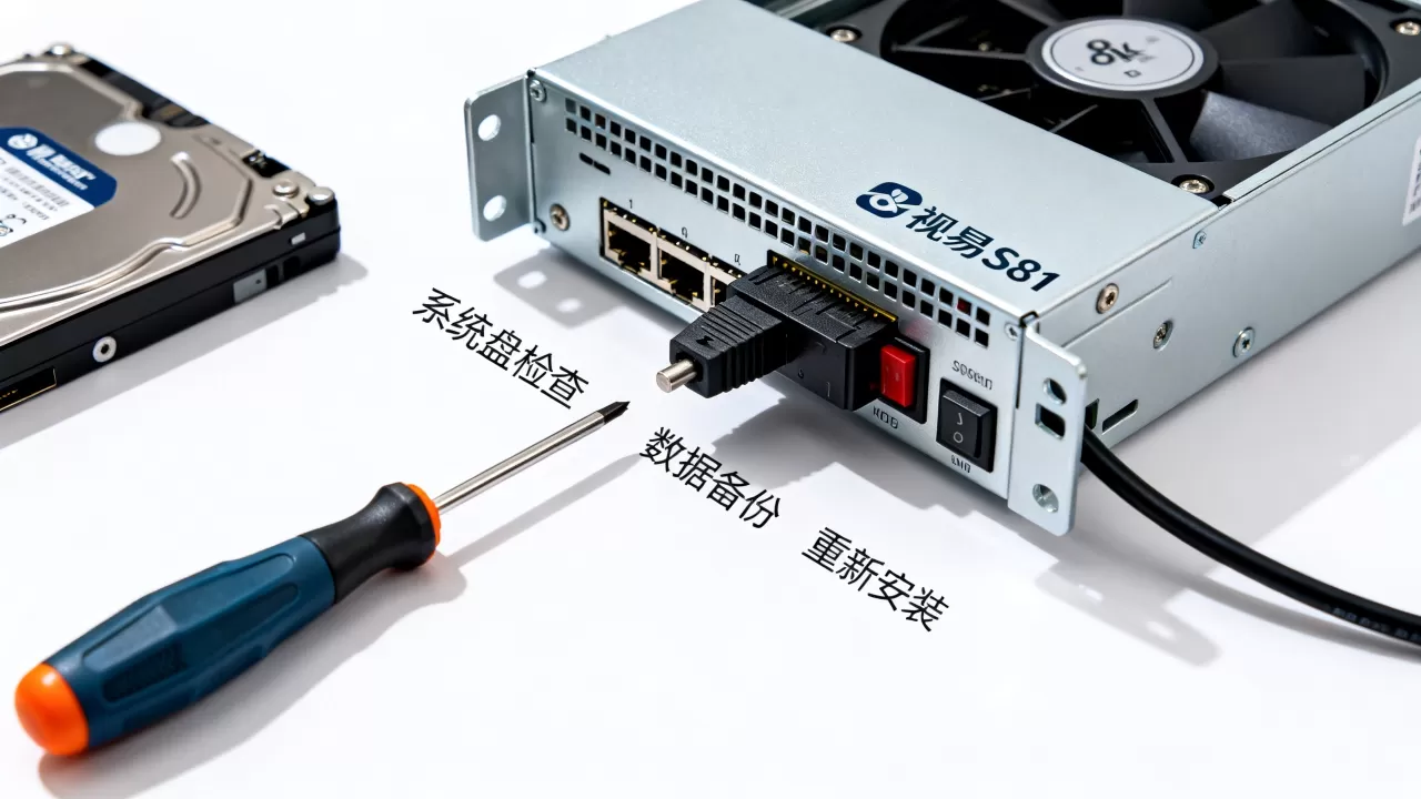 视易s81服务器系统盘怎么治,解决方法是什么? 视易s81服务器系统盘怎么治,解决方法是什么?