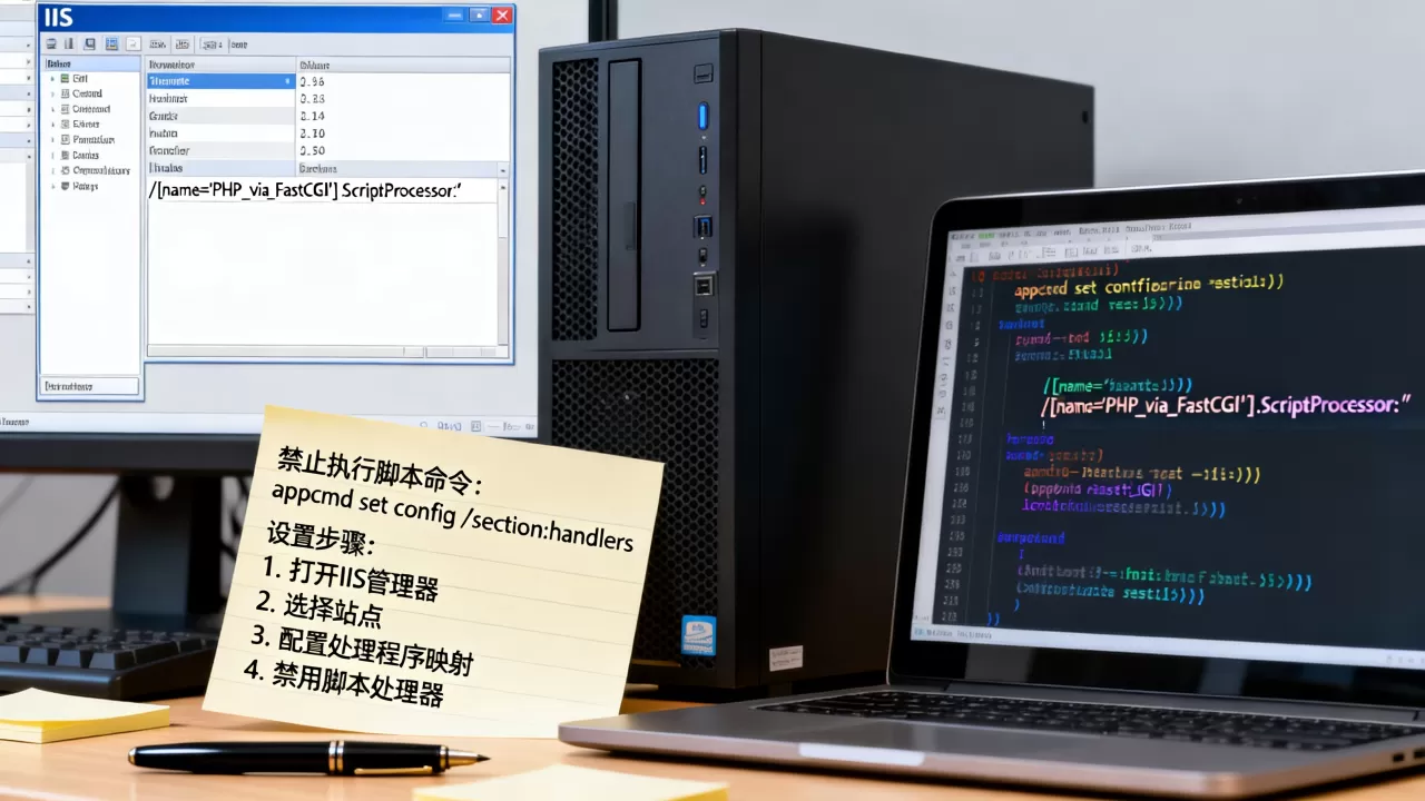 IIS禁止执行脚本的命令有哪些，怎么设置？