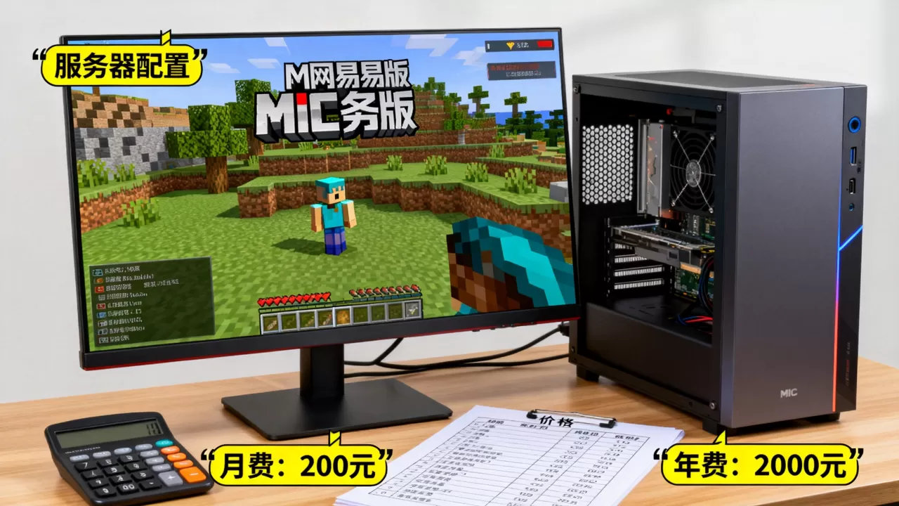 在mc网易版开服务器要多少钱？，怎么收费划算？