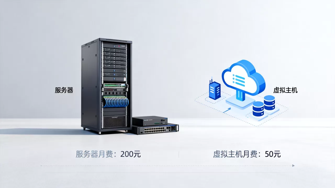 服务器和虚拟主机的价格哪个更划算，怎么选？