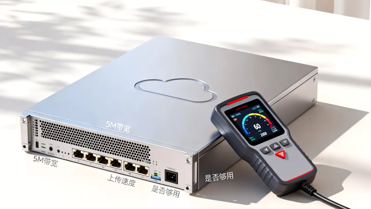 云服务器5m带宽到底上传多少兆每秒，够用吗？