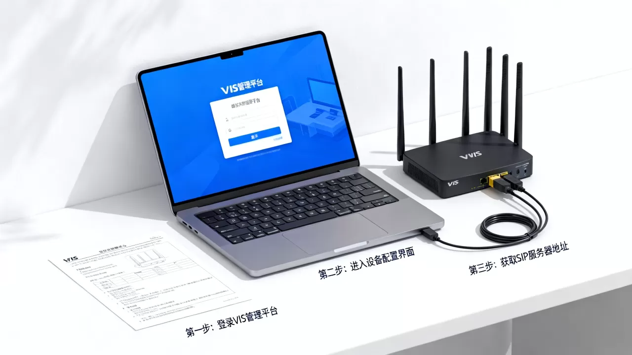 设备接入VIS的SIP服务器地址怎么获取?具体步骤是什么? 设备接入VIS的SIP服务器地址怎么获取?具体步骤是什么?