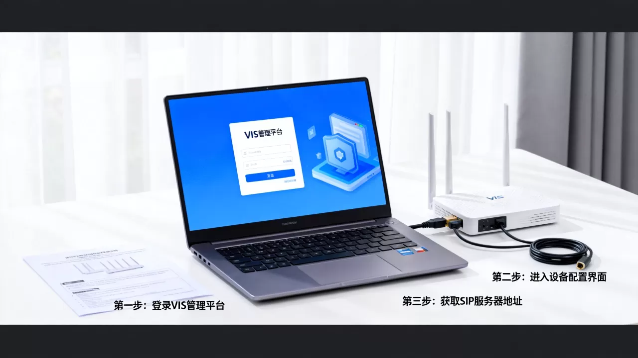 设备接入VIS的SIP服务器地址怎么获取?具体步骤是什么? 设备接入VIS的SIP服务器地址怎么获取?具体步骤是什么?