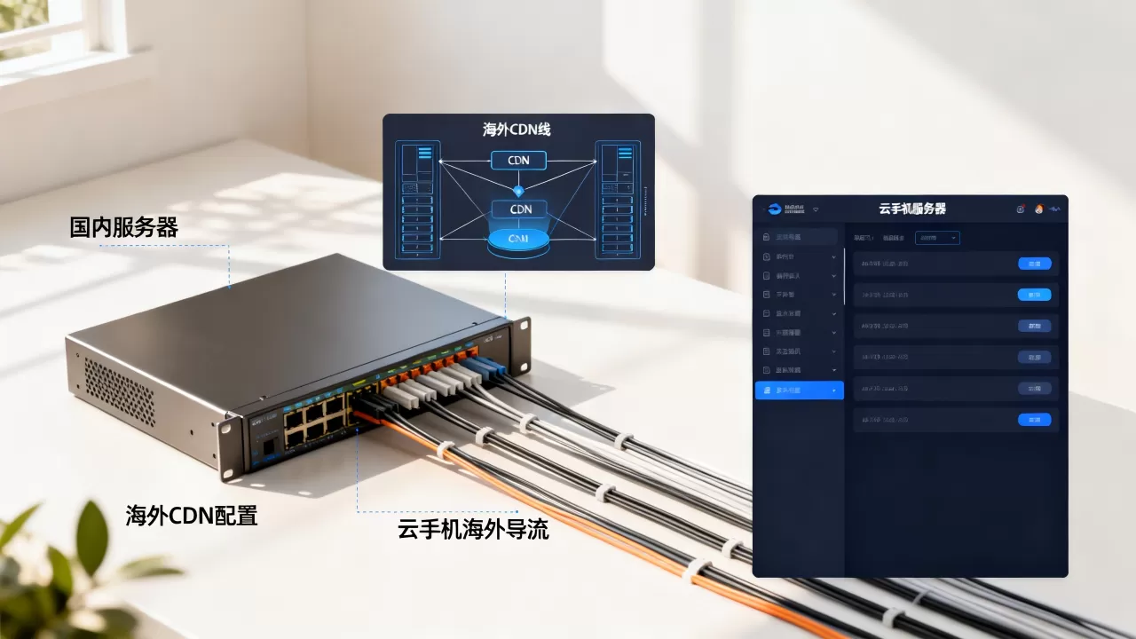 服务器在国内怎么用海外CDN，国内云手机服务器如何导流海外？