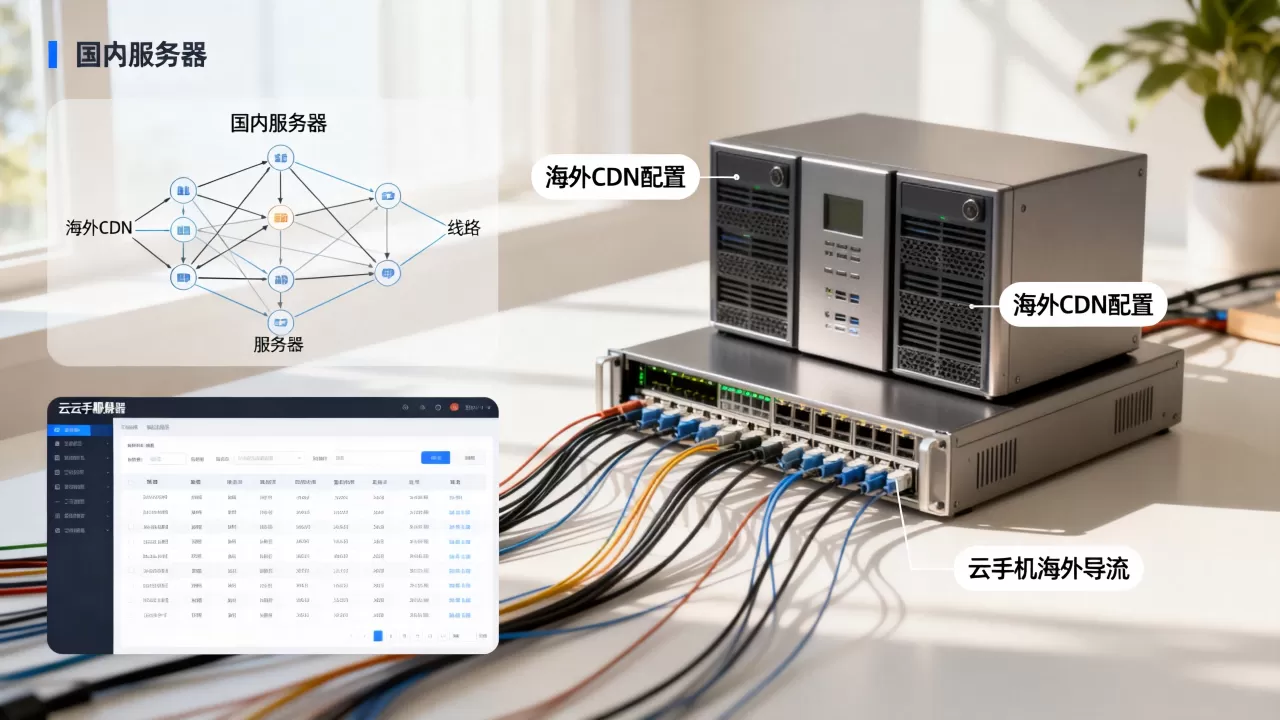 服务器在国内怎么用海外CDN，国内云手机服务器如何导流海外？