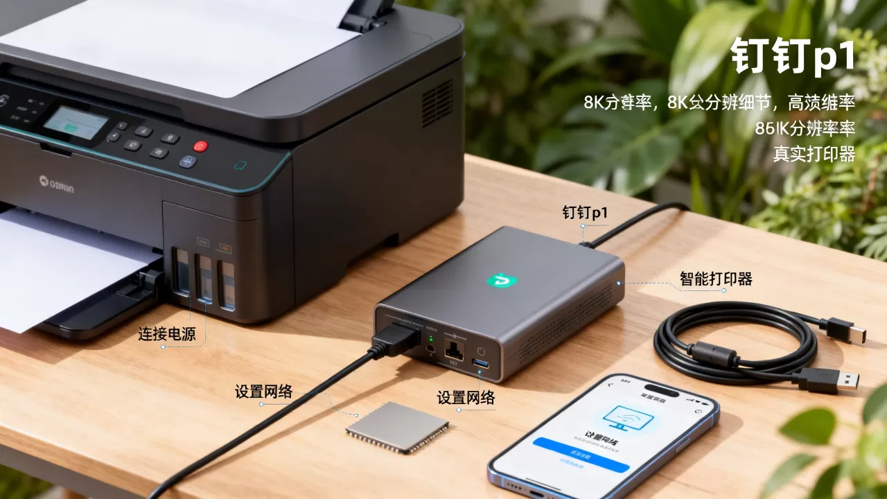 钉钉p1智能打印机服务器怎么用,怎么设置？