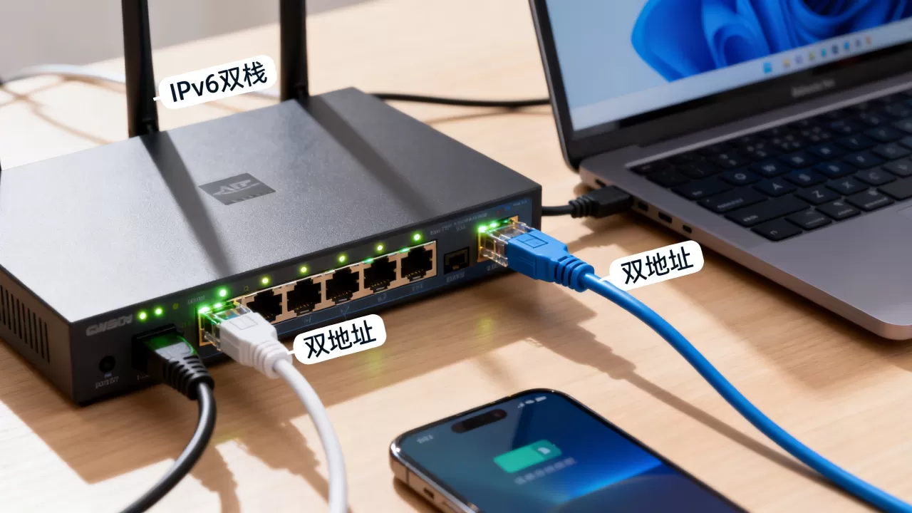ipv6 双地址_开启IPv6双栈