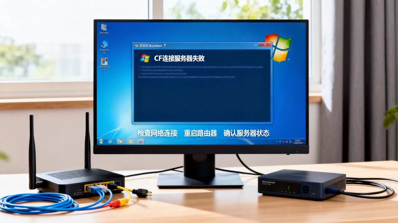win7玩cf连接服务器失败咋办，连接失败的原因是什么